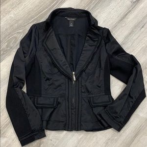 WHITE HOUSE BLACK MARKET black cropped jacket